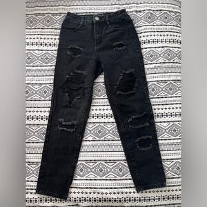 Faded black rue 21 mom jeans